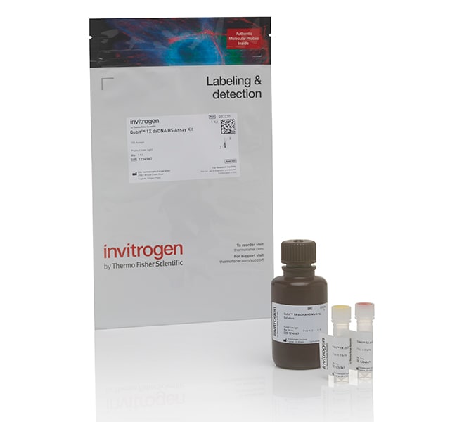 Qubit™ 1X dsDNA High Sensitivity (HS) and Broad Range (BR) Assay Kits