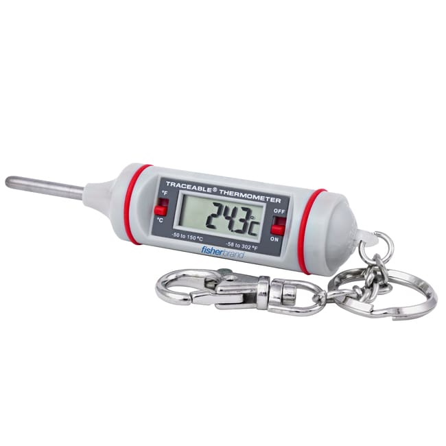 Traceable™ Digital Thermometers with StainlessSteel Stem and 0.25 in
